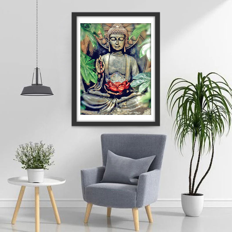 De Vredevolle Boeddha Diamond Painting