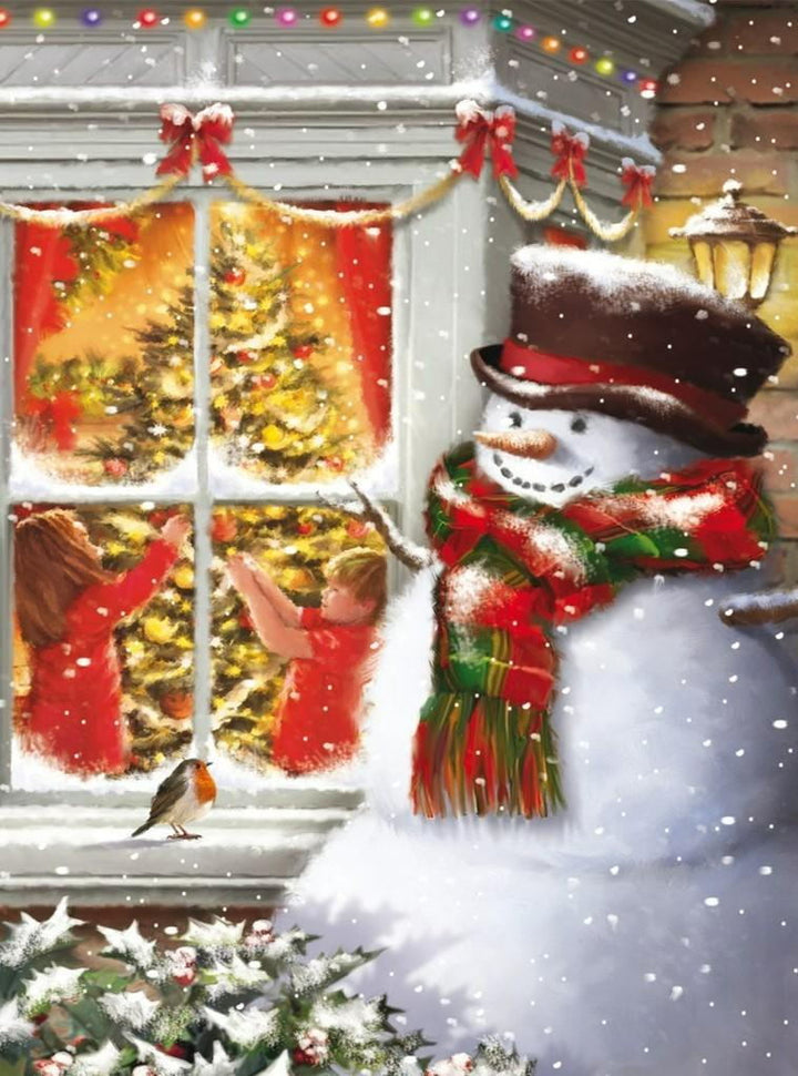 De Vrolijke Wachter van de Kerst Diamond Painting
