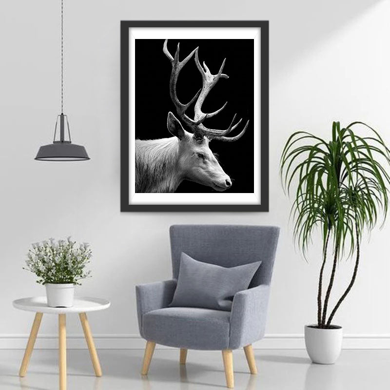 De Zijkant van een Hert Diamond Painting