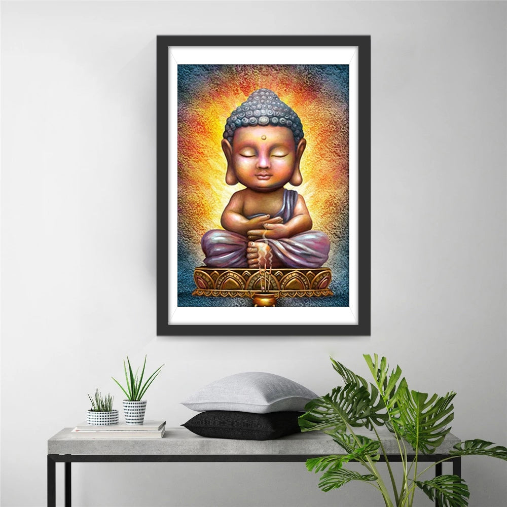 De Zittende Boeddha Diamond Painting