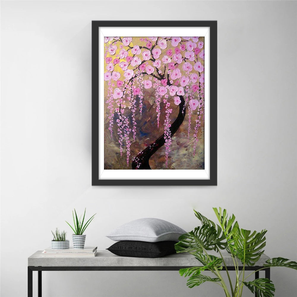 Decoratieve Bloemschildering Diamond Painting
