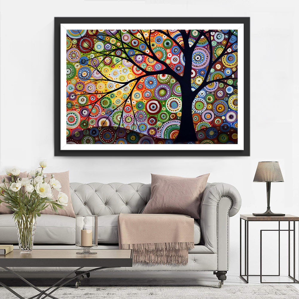 Decoratieve Schilderijen met Boommotieven Diamond Painting