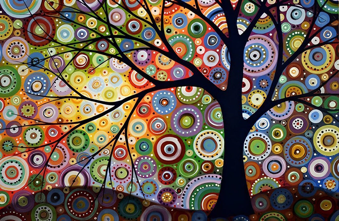 Decoratieve Schilderijen met Boommotieven Diamond Painting