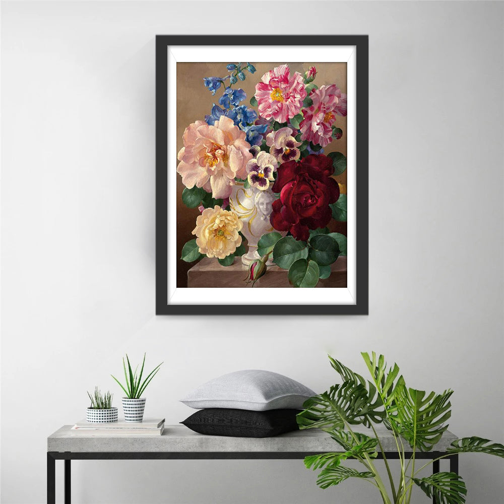 Diverse Soorten Bloemen Diamond Painting
