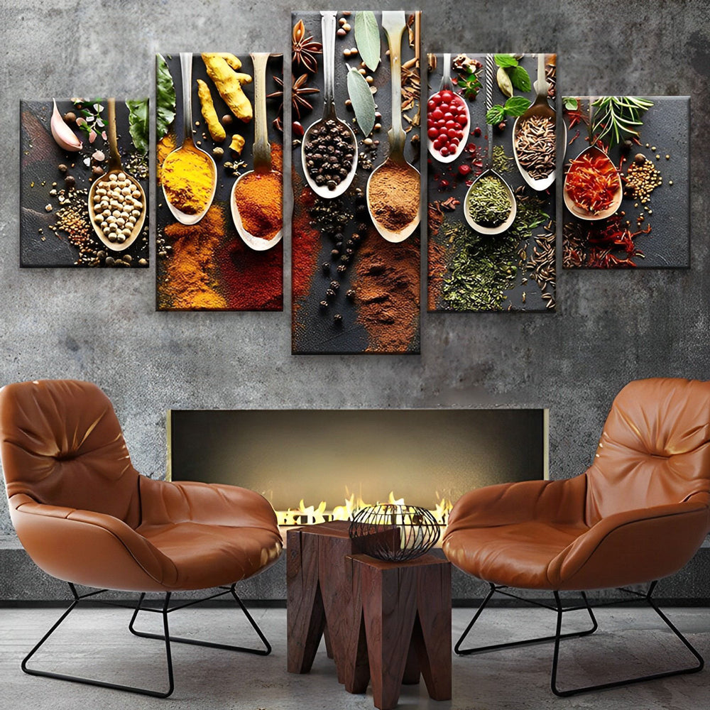Diverse Specerijen 5 Platen Diamond Painting