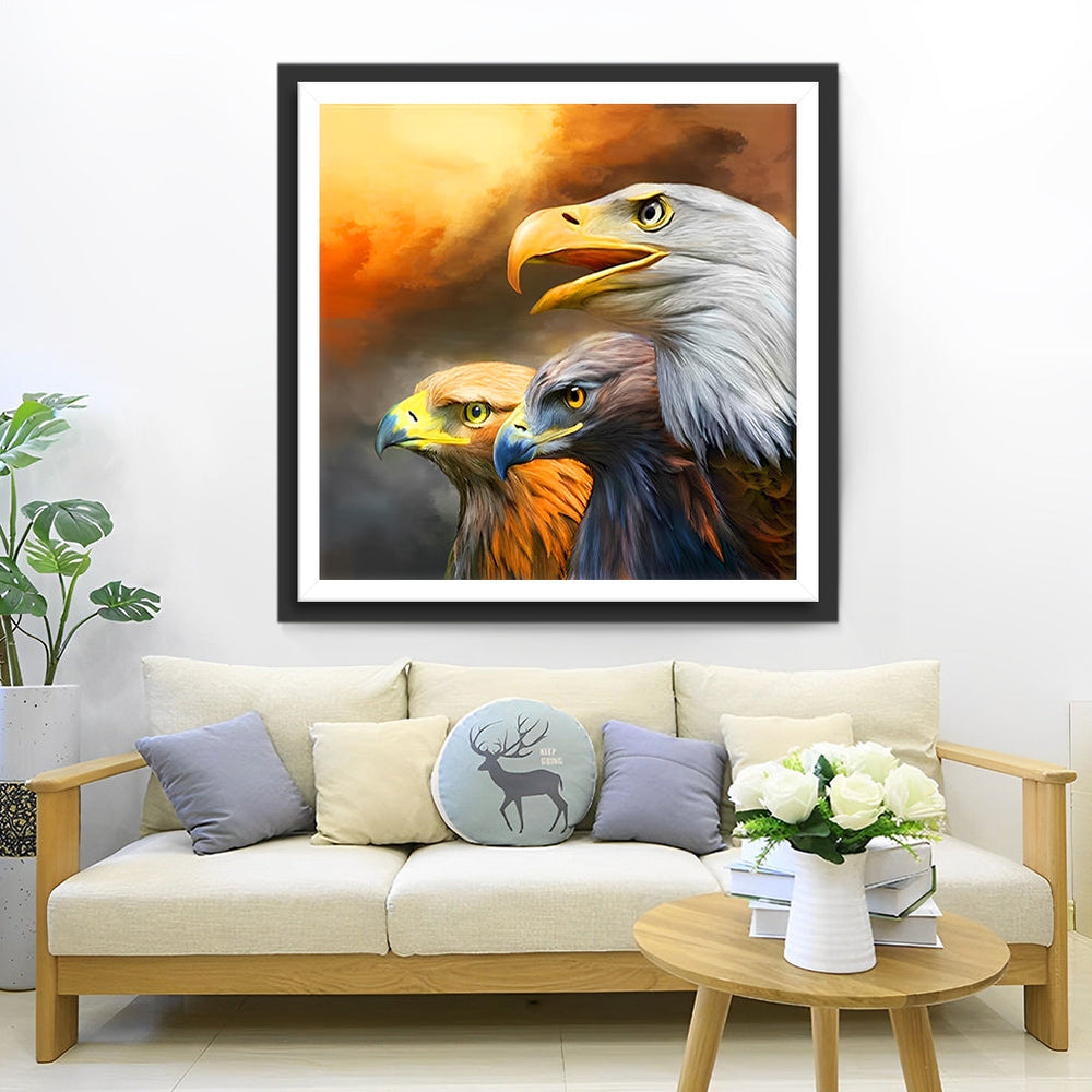 drie Adelaars Diamond Painting