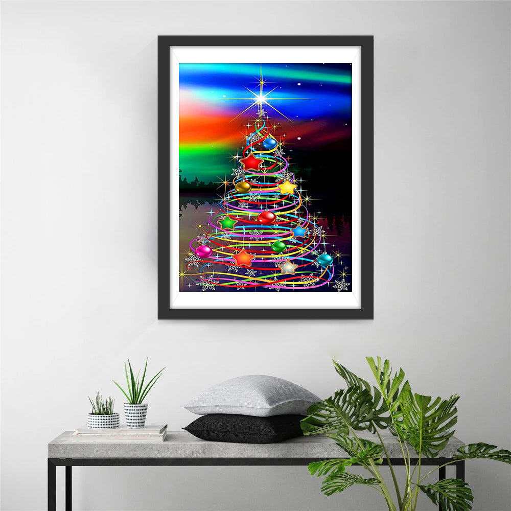 Dromerige Kerstscène Diamond Painting
