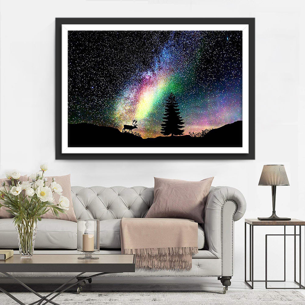 Dromerige Sterrennacht Diamond Painting