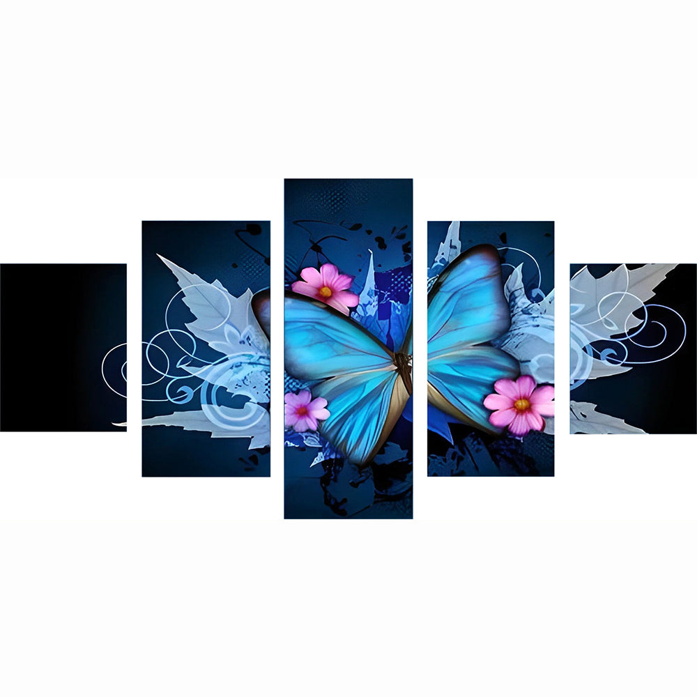 Dromerige Vlindertaaferelen 5 Platen Diamond Painting