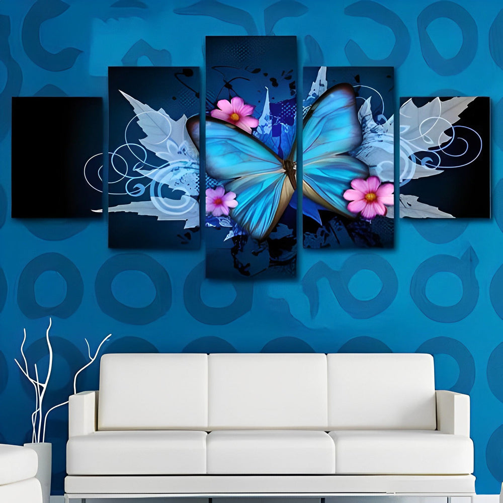 Dromerige Vlindertaaferelen 5 Platen Diamond Painting