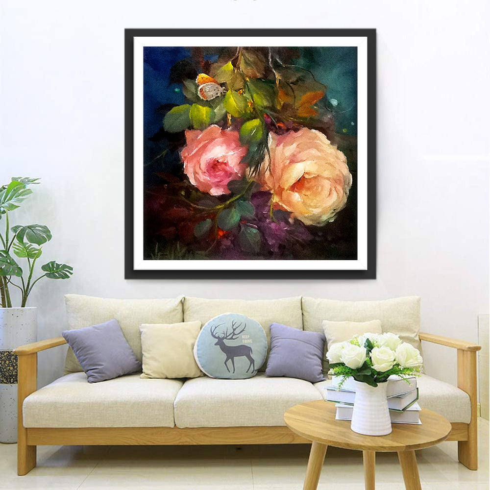Droomachtige Rozen Diamond Painting