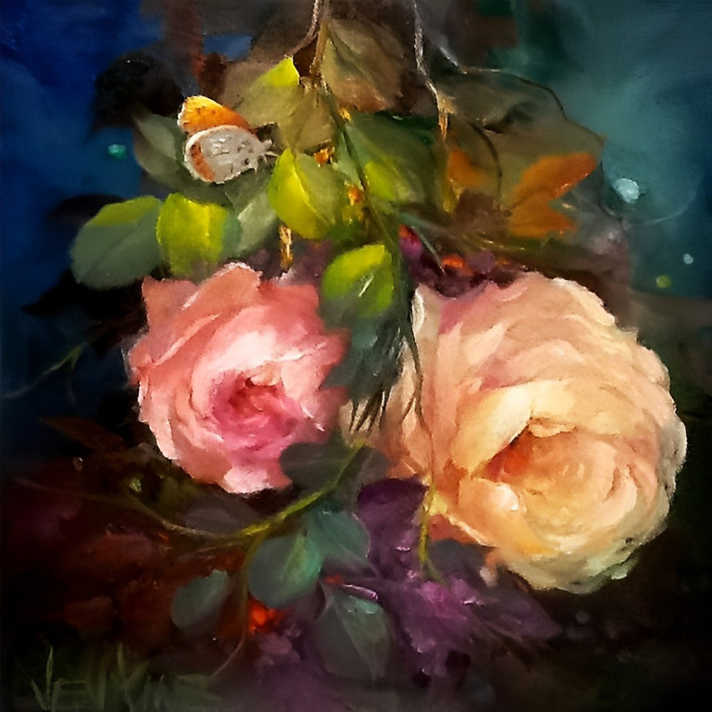 Droomachtige Rozen Diamond Painting