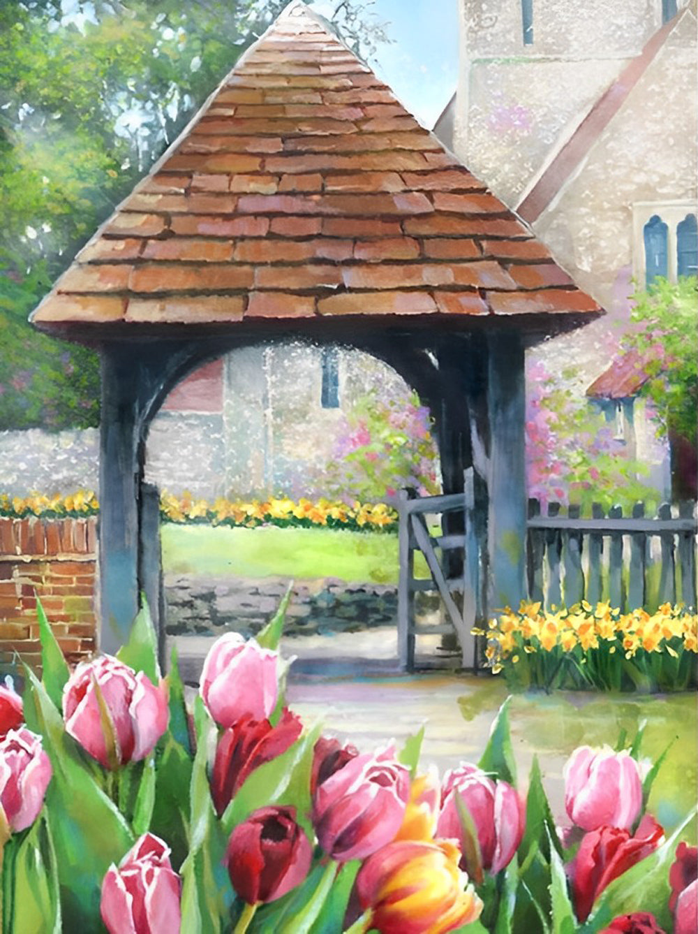 Een Betoverende Ingang Diamond Painting