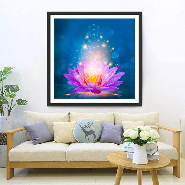 Een Bloeiende Waterlelie Diamond Painting