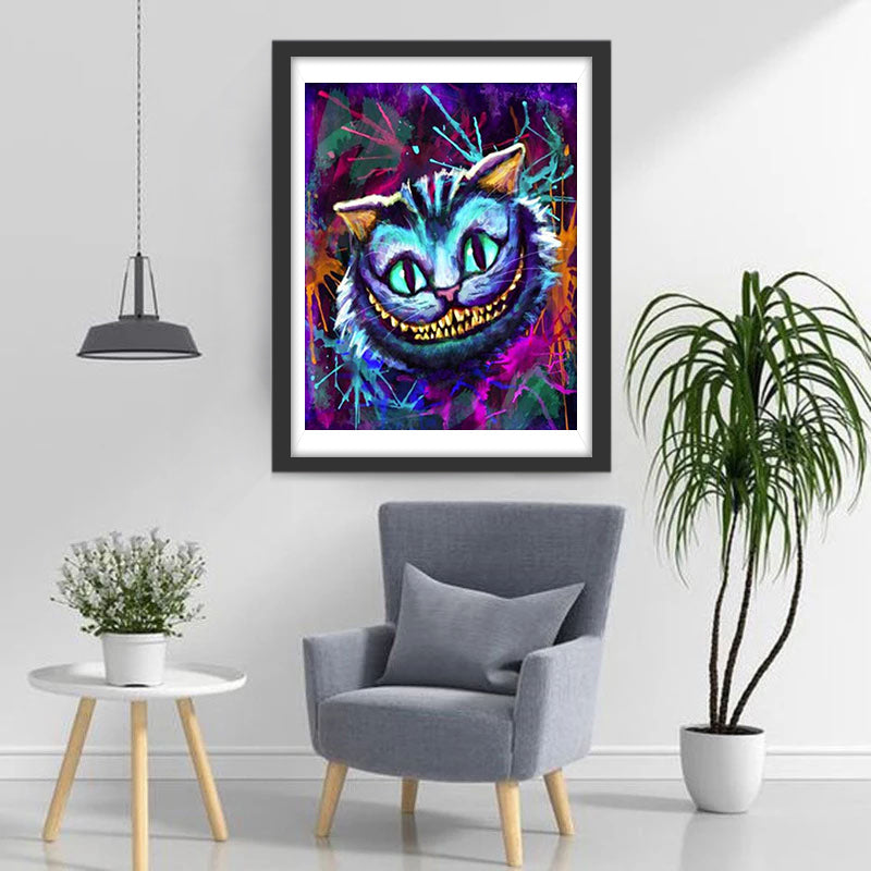 Een Boosaardige Kat Diamond Painting