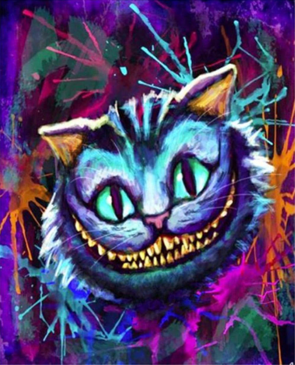 Een Boosaardige Kat Diamond Painting