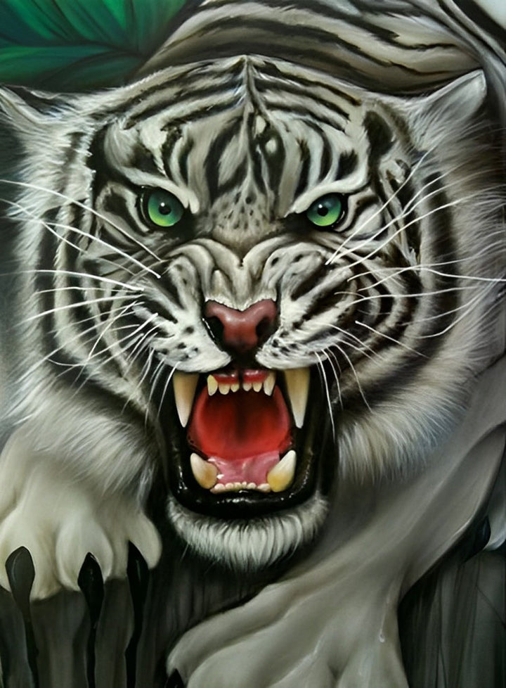 Een Boze Tijger Diamond Painting
