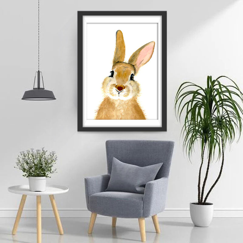 Een Bruin Konijn Diamond Painting