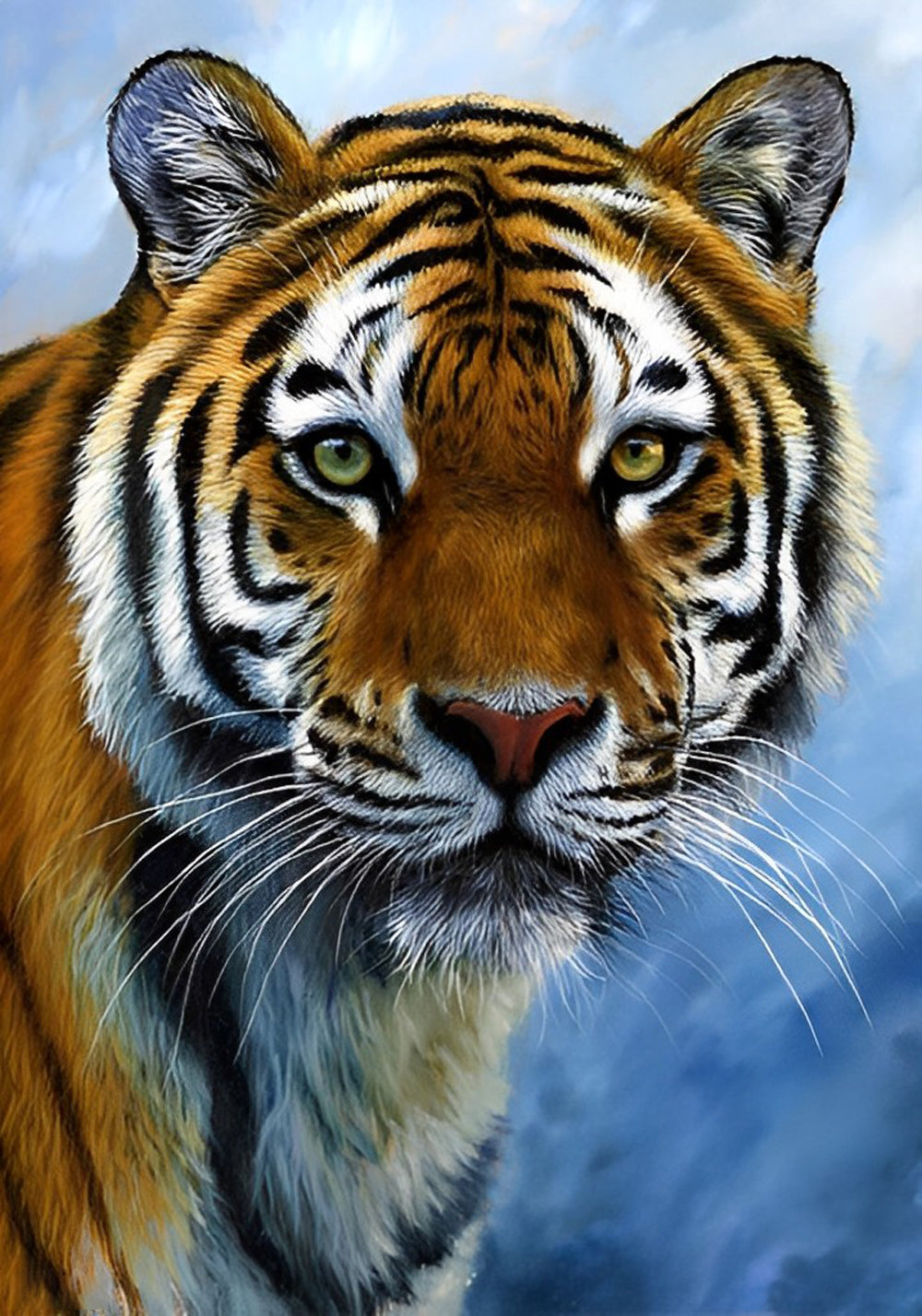 Een Echte Tijger Diamond Painting
