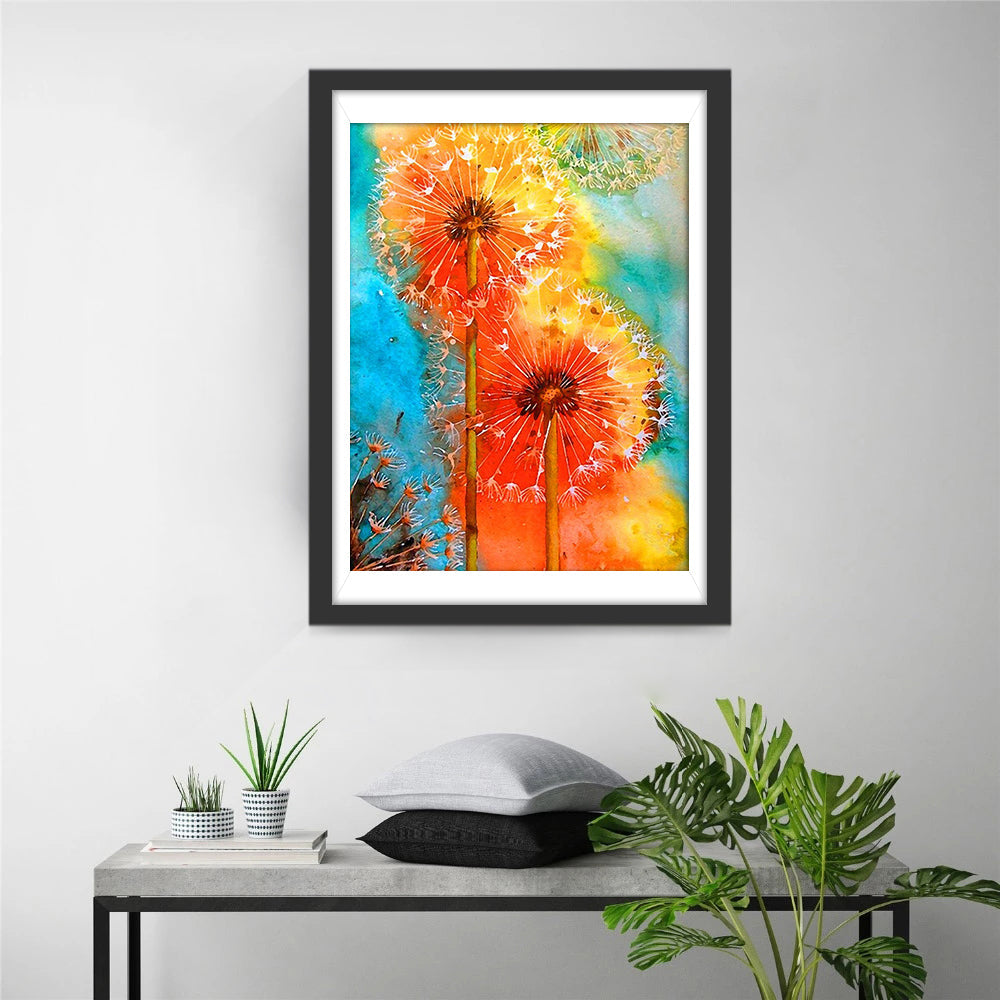 Een Fantasierijke Explosie van Levenskracht en Kleur Diamond Painting