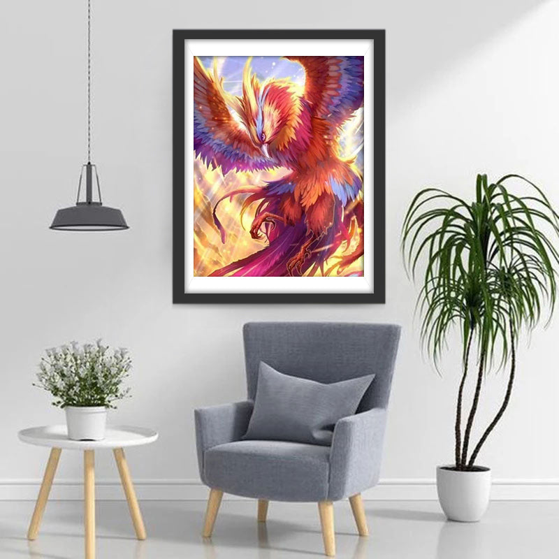 Een Feniks in het Zonlicht Diamond Painting