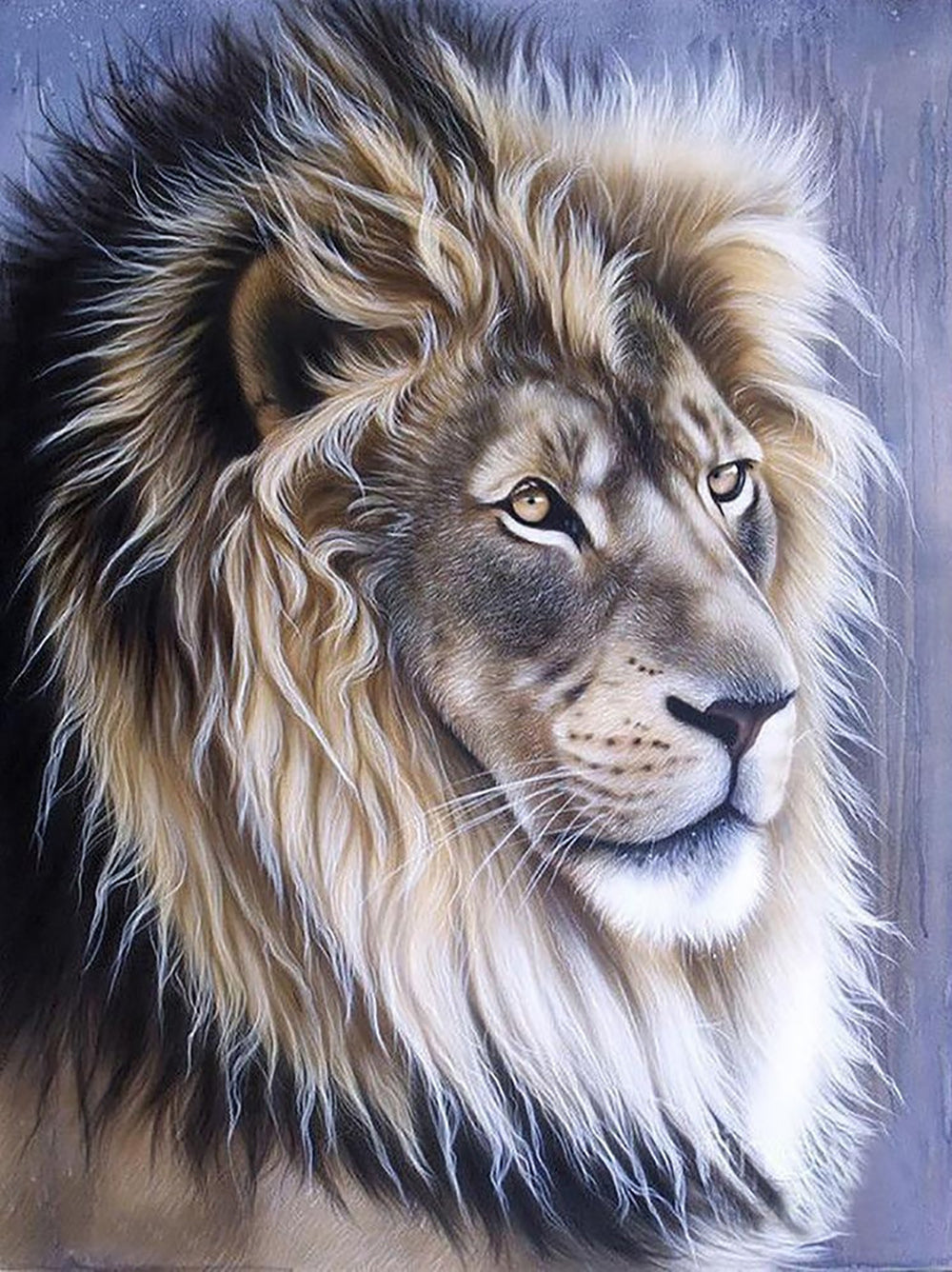 Een Grote Leeuw Diamond Painting