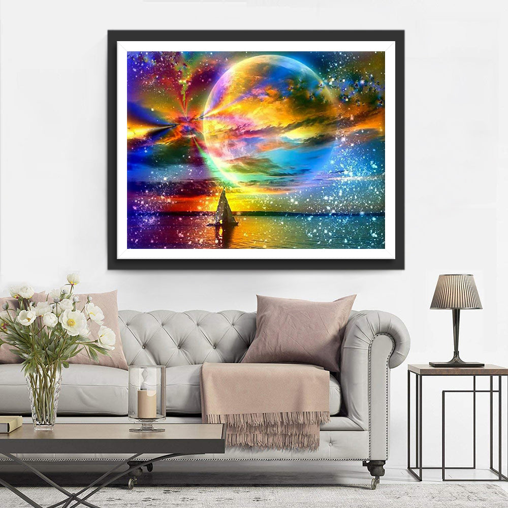 Een Impressionistisch Meesterwerk van de Dromende Hemel Diamond Painting