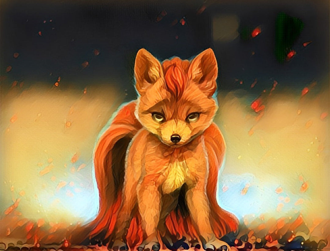 Een Klein Vosje Diamond Painting