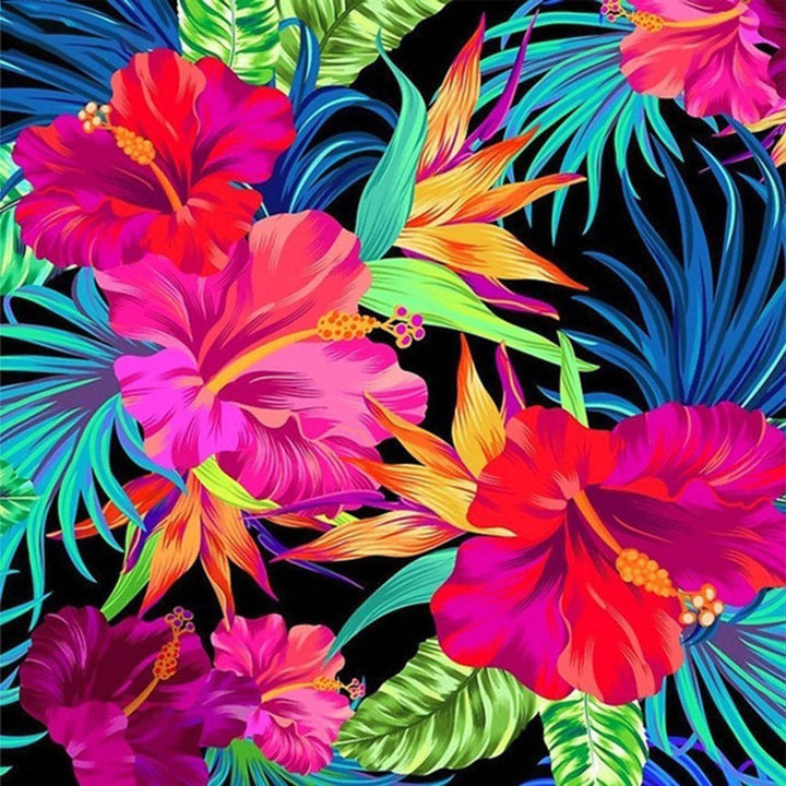 Een Kleurrijk Bloemenparadijs Diamond Painting