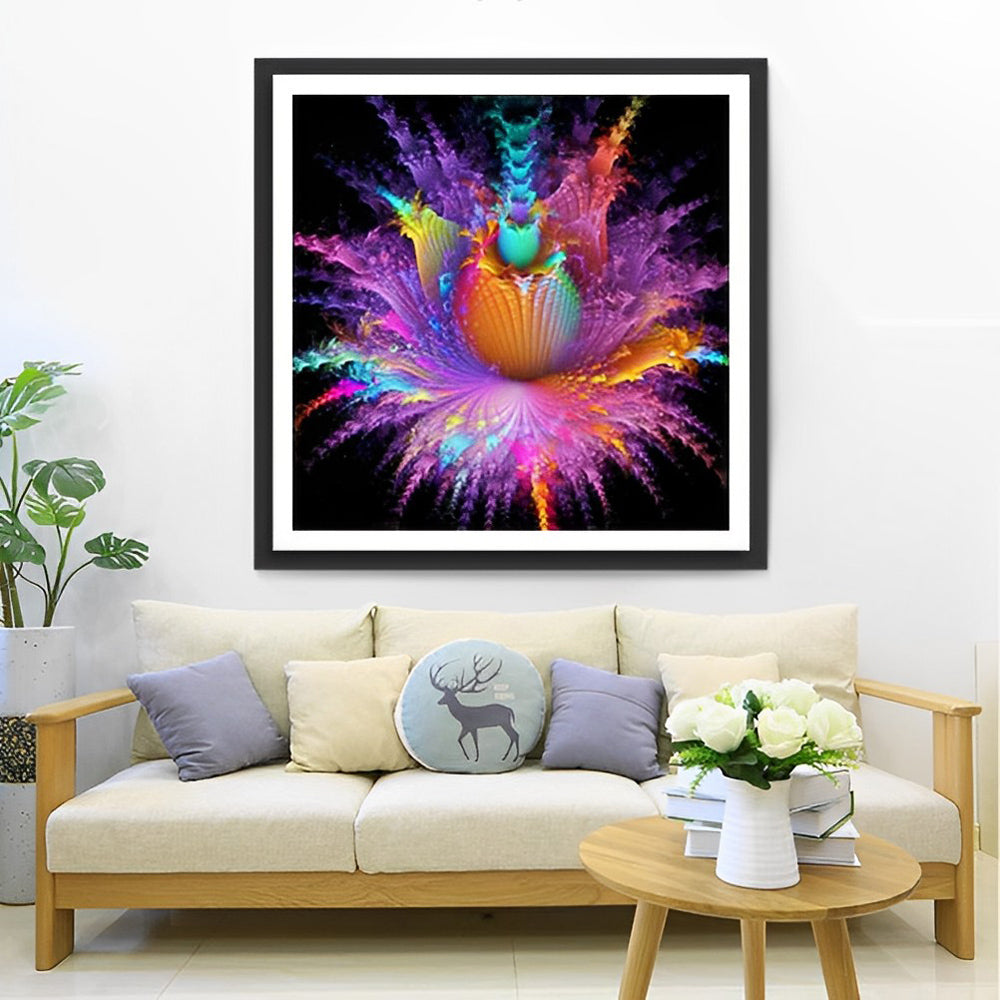 Een Kleurrijk Wervelend Mysterie Diamond Painting