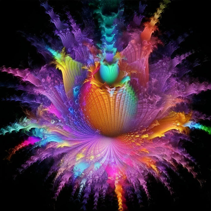 Een Kleurrijk Wervelend Mysterie Diamond Painting