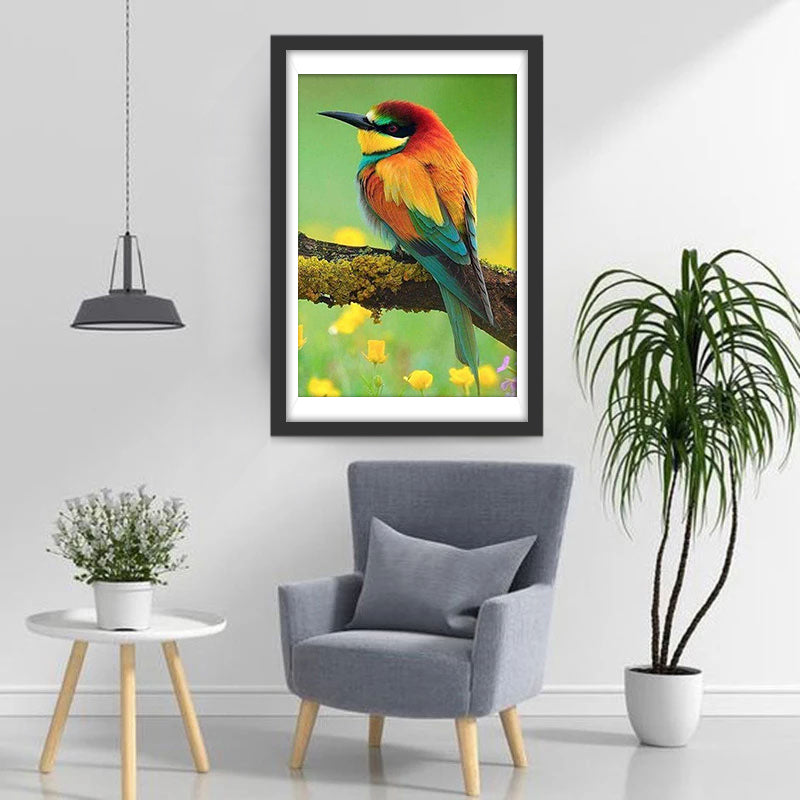 Een Kleurrijke Vogel Diamond Painting