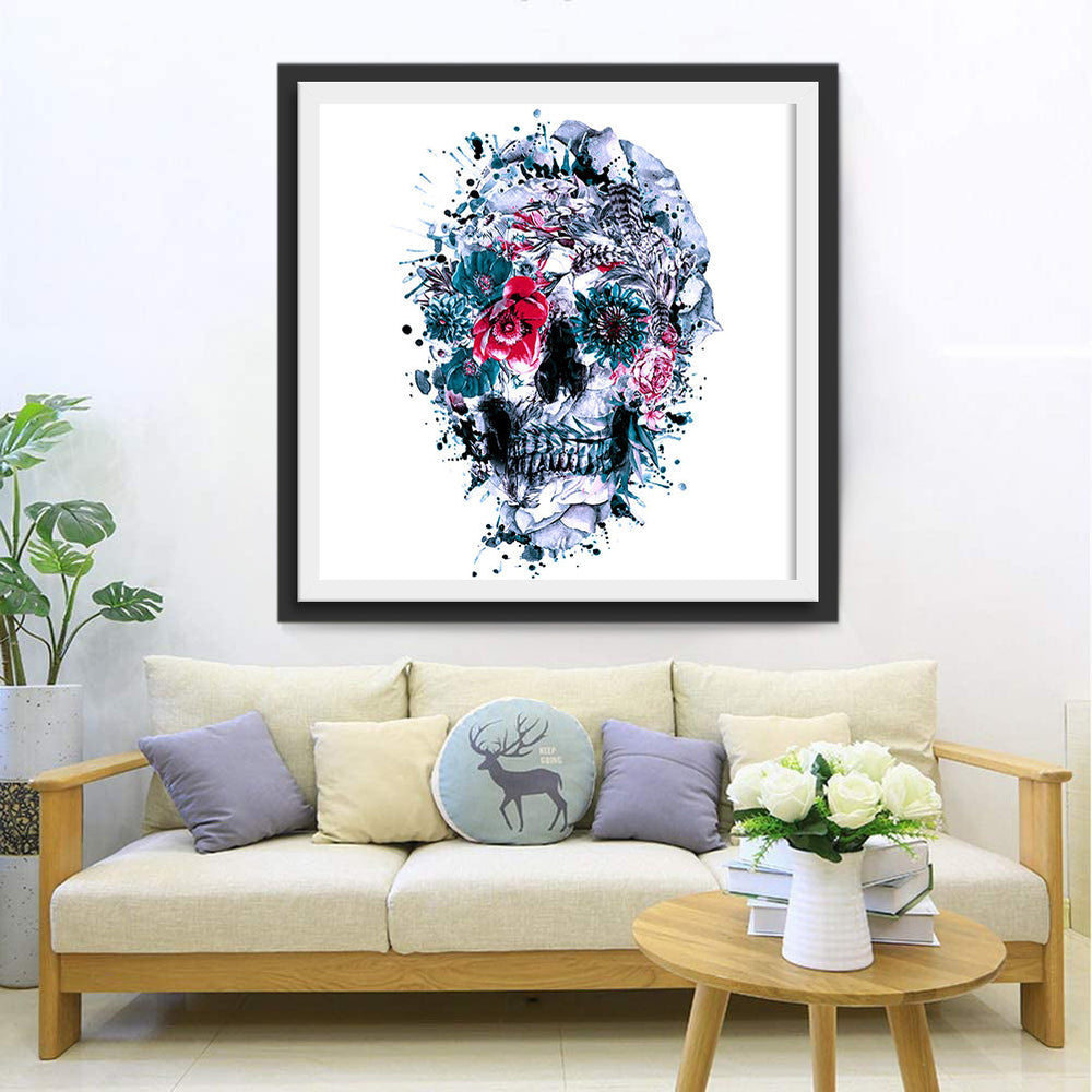 Een Kleurrijke Waas van Waanzin en Schoonheid Diamond Painting
