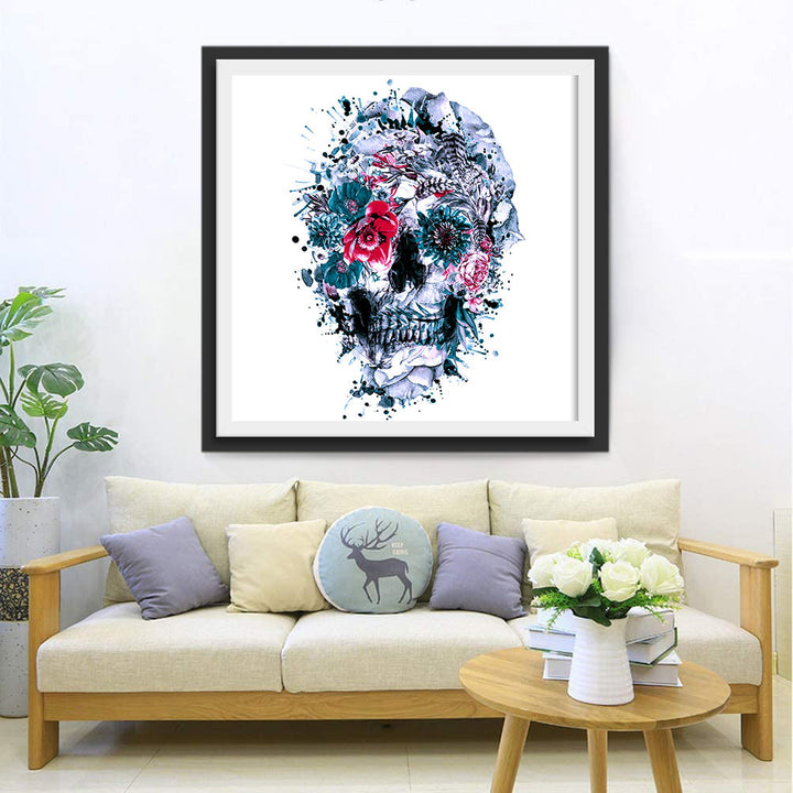 Een Kleurrijke Waas van Waanzin en Schoonheid Diamond Painting