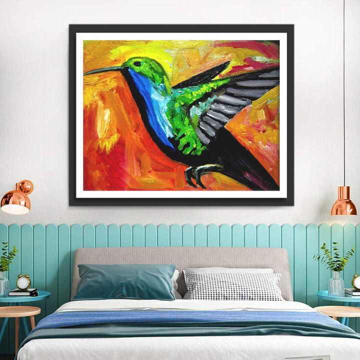 Een Kolibrie op de Vleugels Diamond Painting