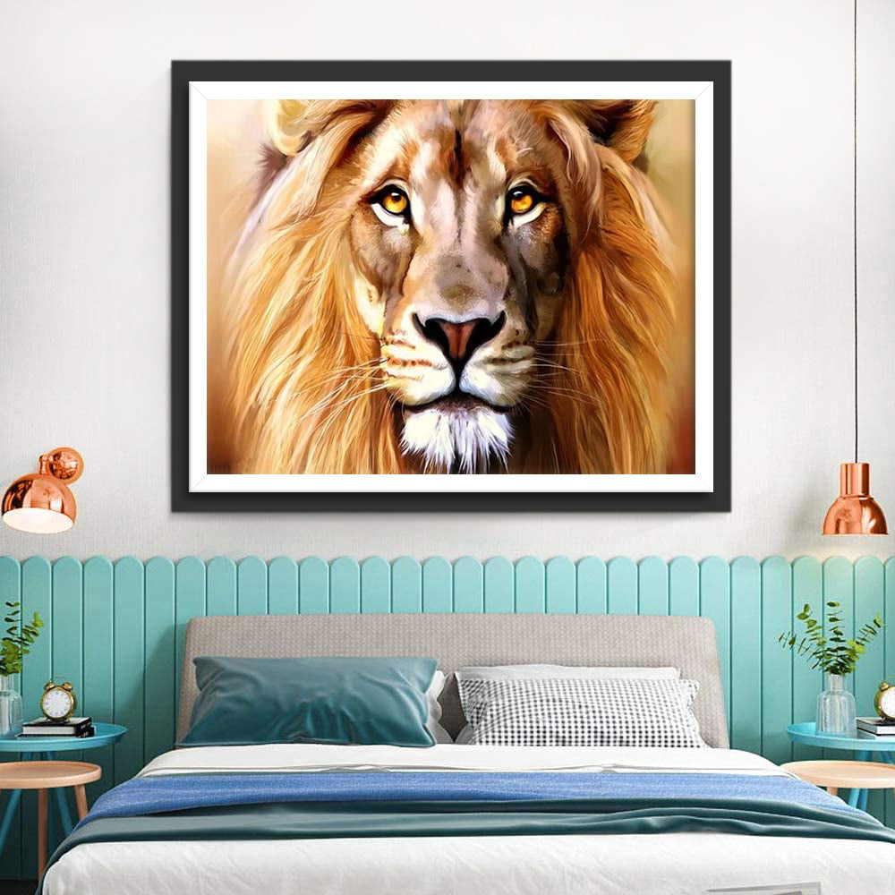 Een Leeuw in de Geest Diamond Painting