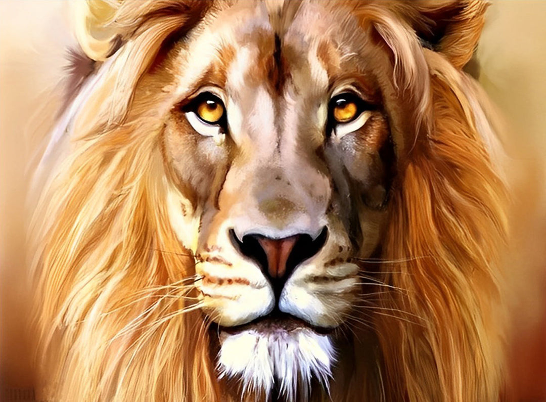 Een Leeuw in de Geest Diamond Painting
