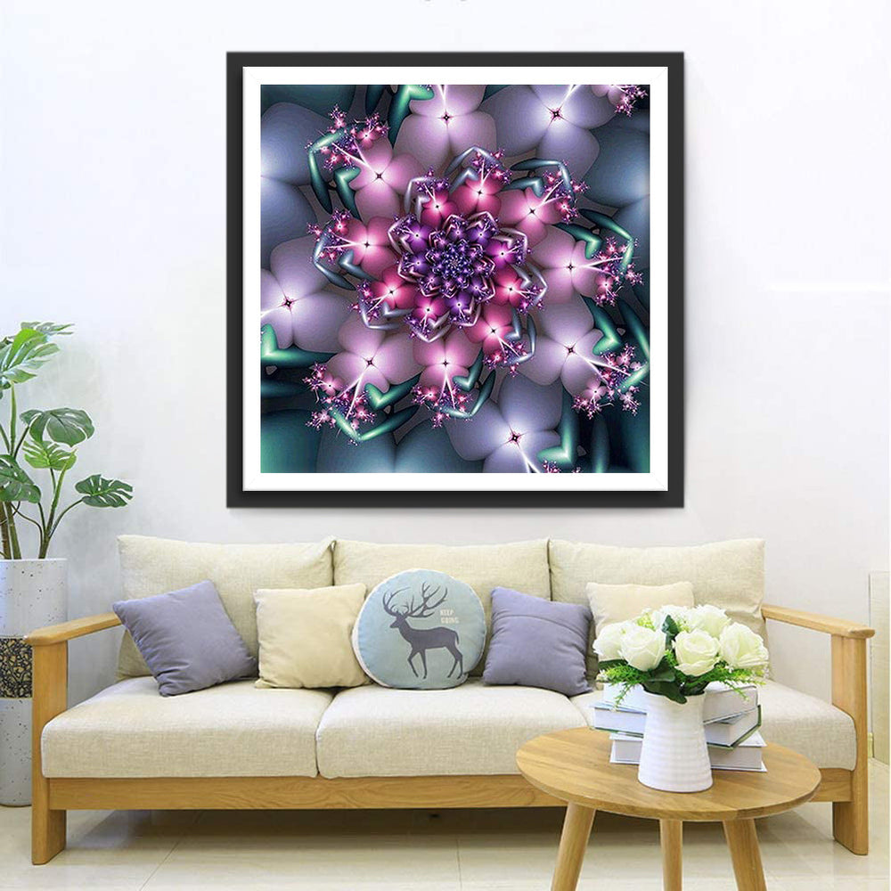 Een Luchtige Radiale Fantasie Diamond Painting