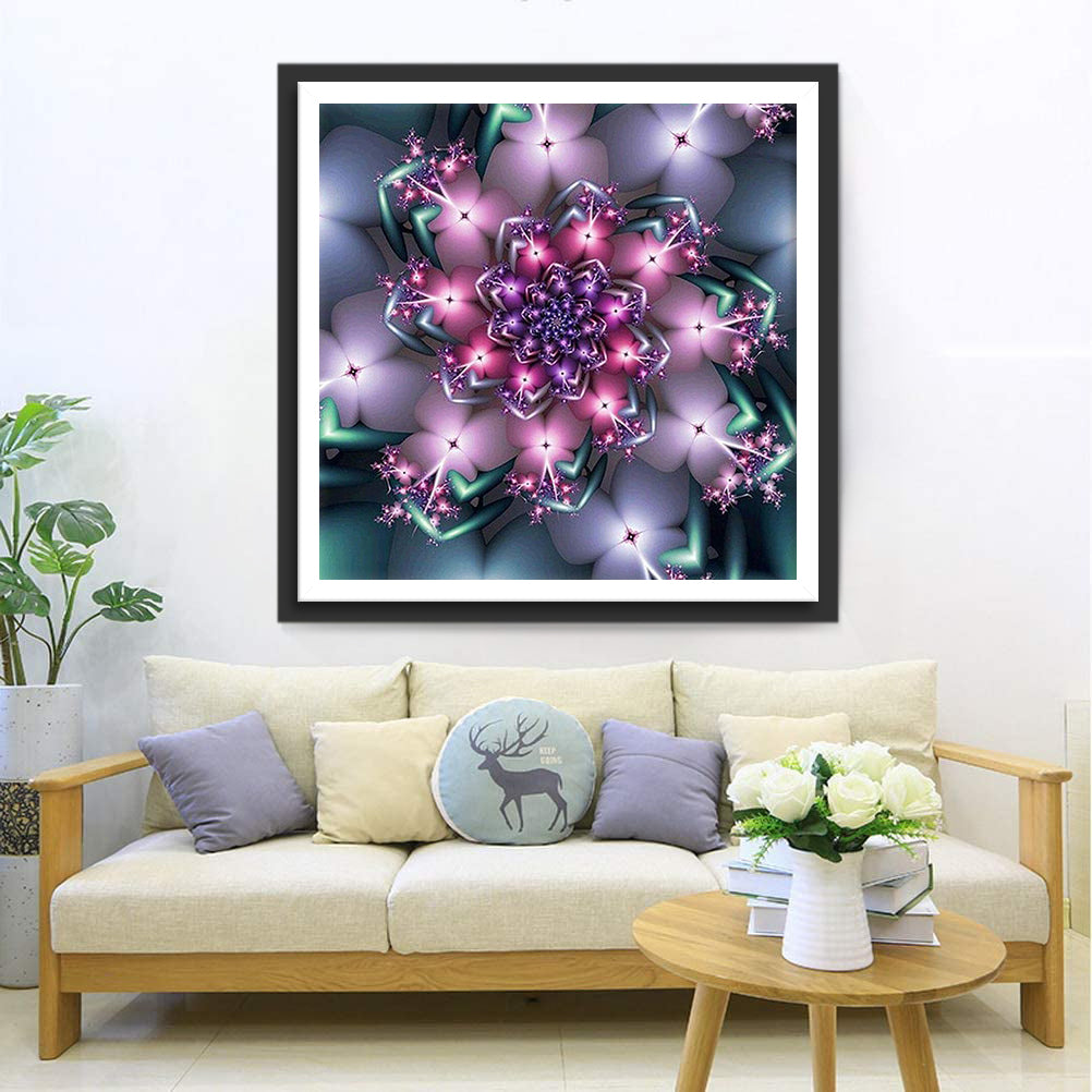 Een Luchtige Radiale Fantasie Diamond Painting