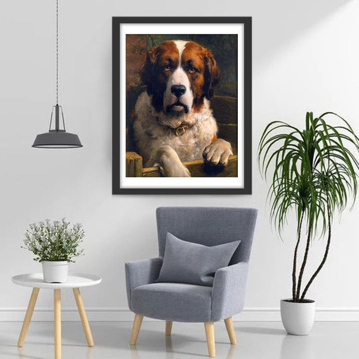 Een Ongelukkige Hond Diamond Painting