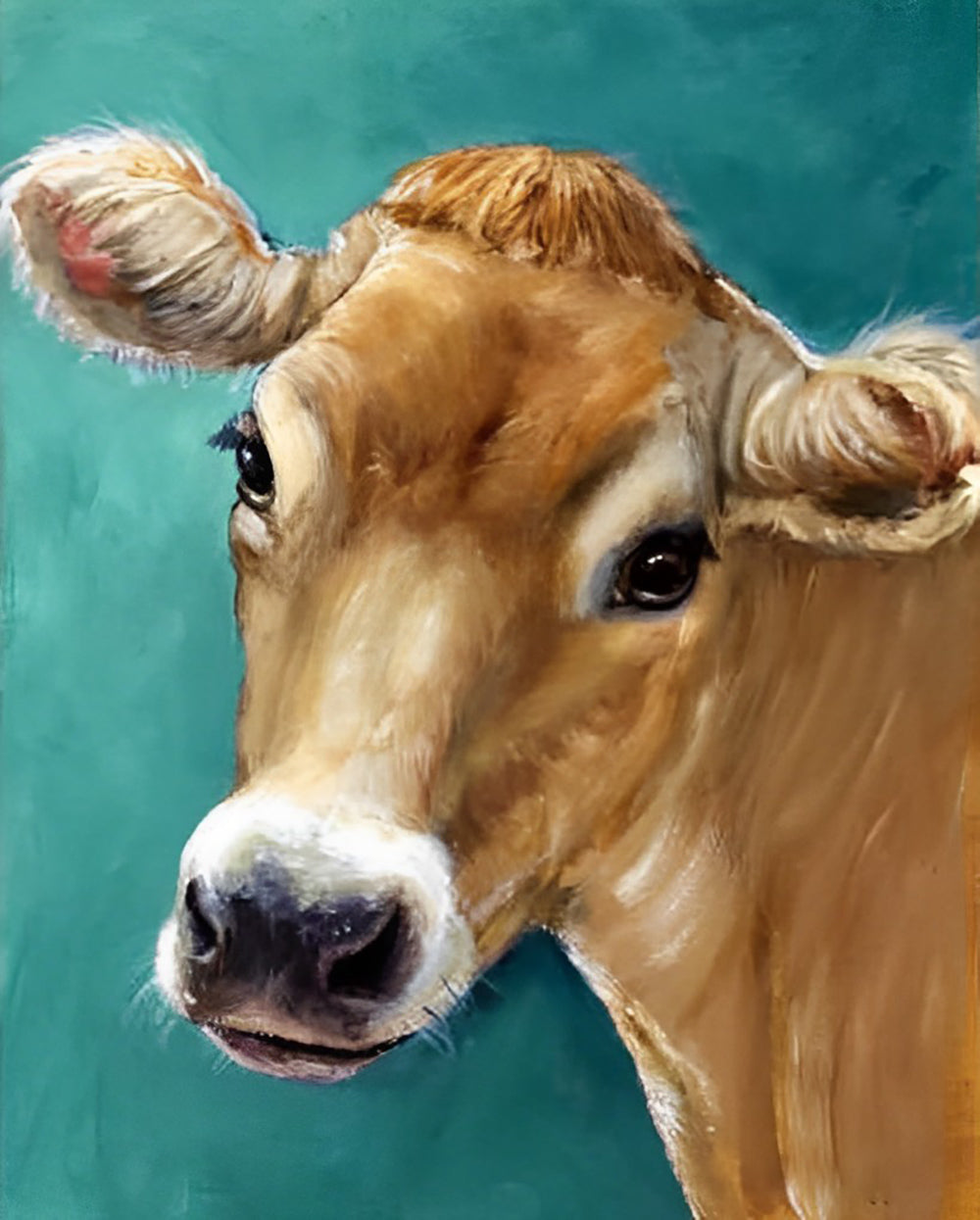 Een Onschuldige Stier Diamond Painting