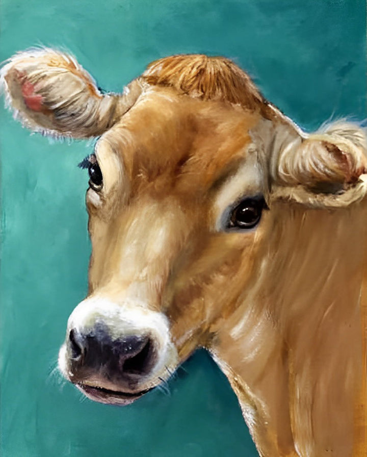 Een Onschuldige Stier Diamond Painting