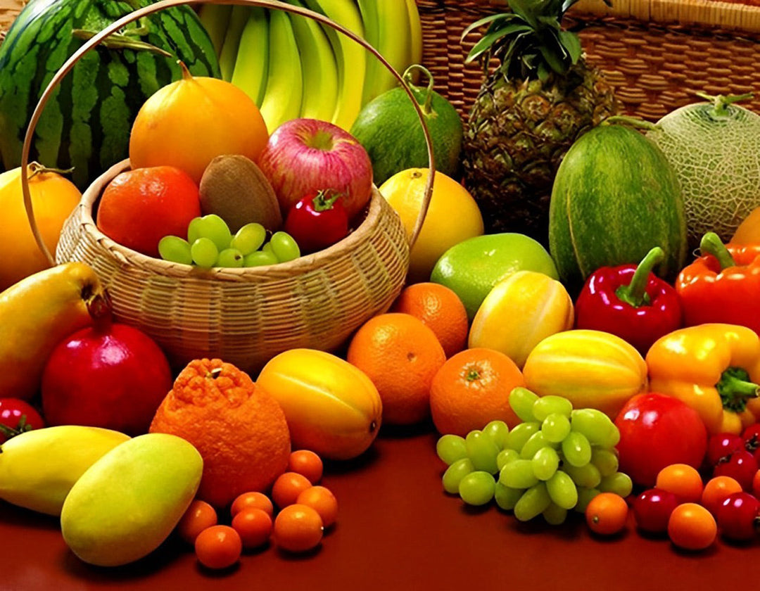 Een Overvloed aan Vers Fruit Diamond Painting