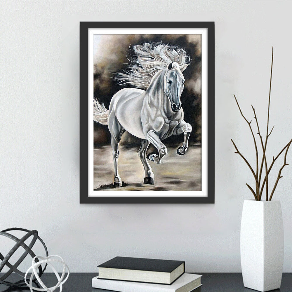 Een Paard Rent door de Woestijn Diamond Painting