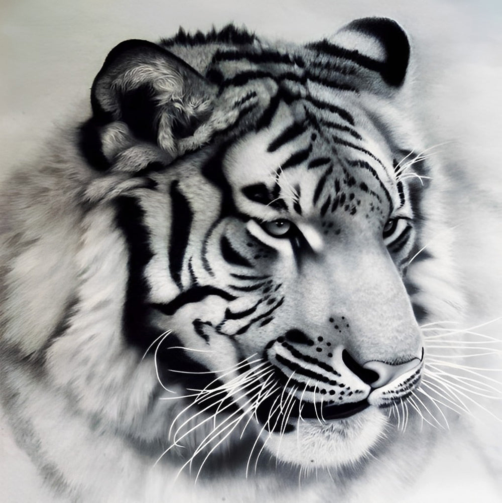 Een Peinzende Tijger Diamond Painting