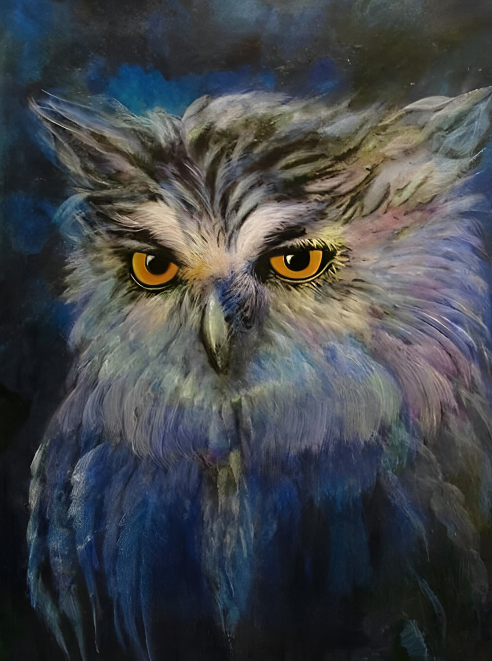 Een Pluizige Uil Diamond Painting