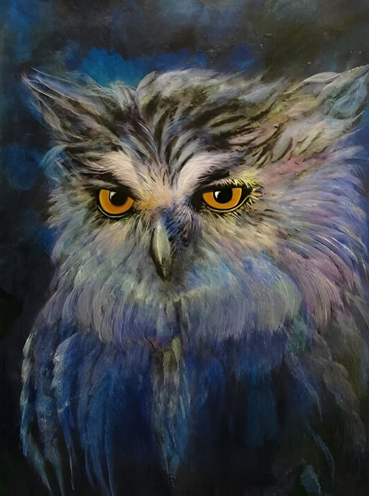 Een Pluizige Uil Diamond Painting