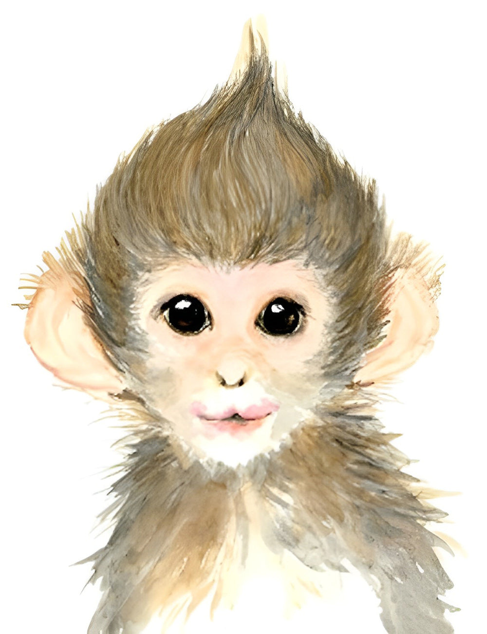 Een Schattig Aapje Diamond Painting