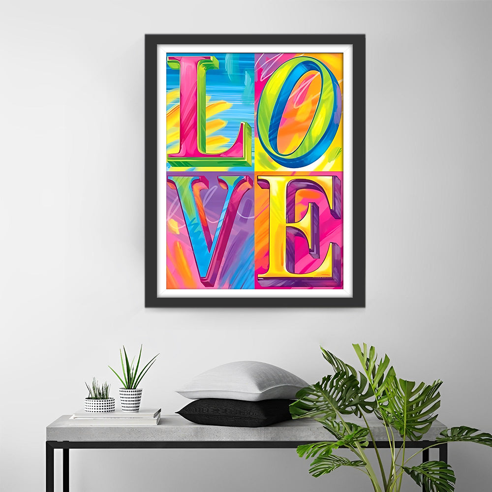 Een Schilderij van Liefde Diamond Painting