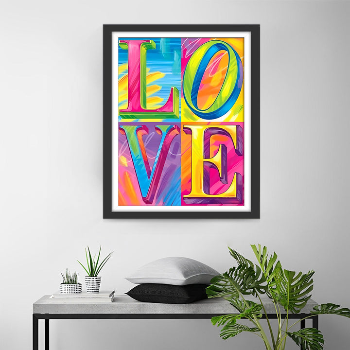 Een Schilderij van Liefde Diamond Painting